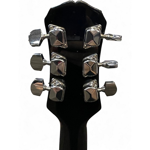 Used Epiphone les paul korea Black Solid Body Electric Guitar