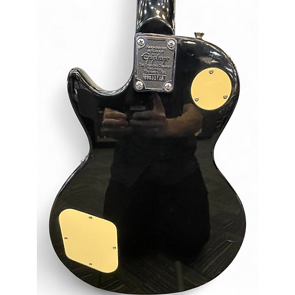 Used Epiphone les paul korea Black Solid Body Electric Guitar