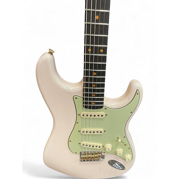 Used 2023 Fender CUSTOM SHOP JOURNEYMAN STRATOCASTER SHELL PINK Solid Body Electric Guitar