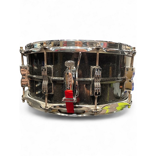 Used Ludwig 6.5X14 Acrolite Snare Black Galaxy Drum