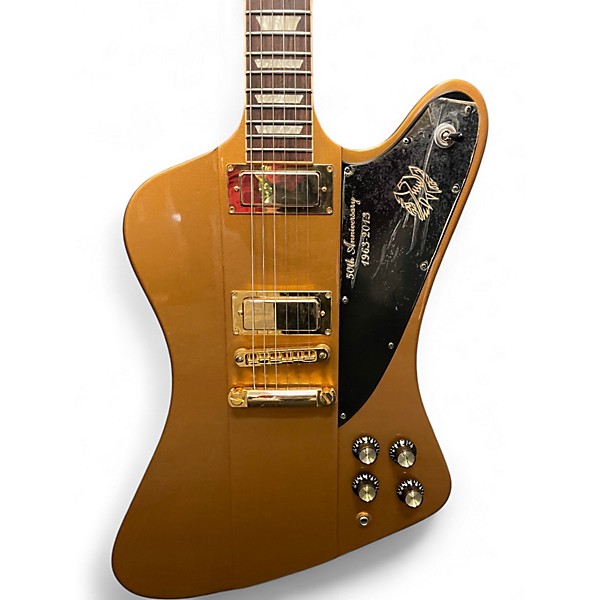 Used 2013 Gibson 50th Anniversary Firebird Gold Solid Body Electric Guitar