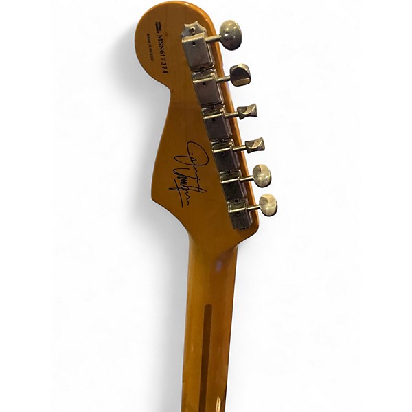 Used Fender Jimmy Vaughan Stratocaster Antique White Solid Body Electric Guitar