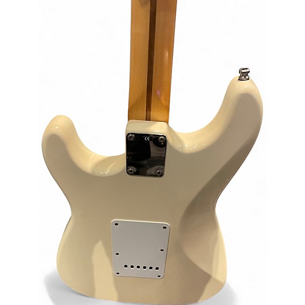 Used Fender Jimmy Vaughan Stratocaster Antique White Solid Body Electric Guitar