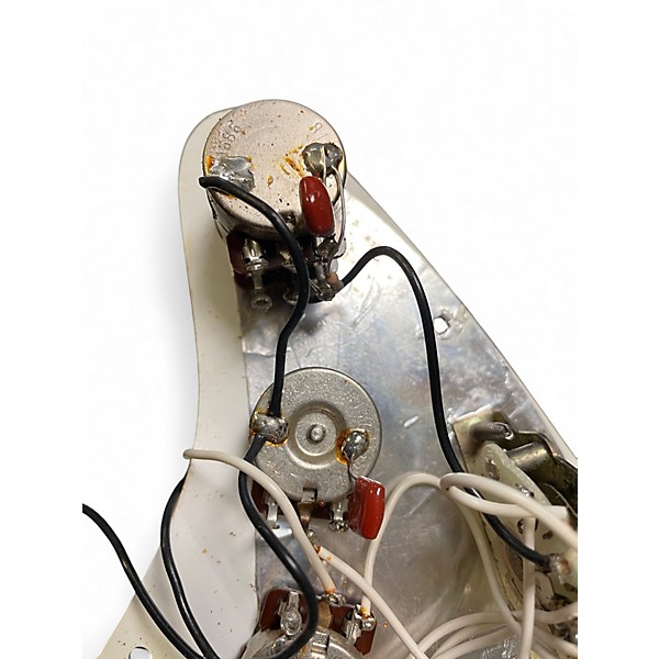 Vintage 1993 Fender American Standard Stratocaster Black Solid Body Electric Guitar