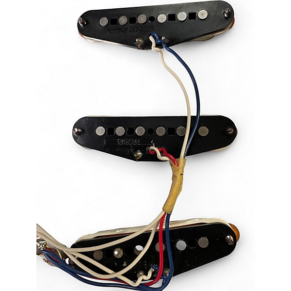 Vintage 1993 Fender American Standard Stratocaster Black Solid Body Electric Guitar