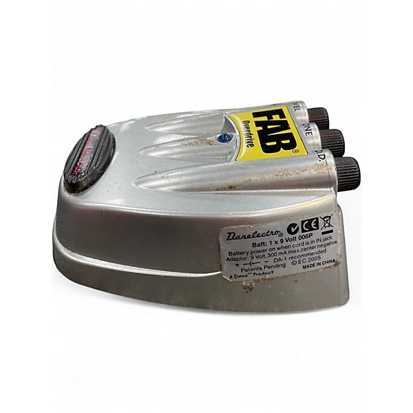 Used Danelectro Fab Overdrive Effect Pedal