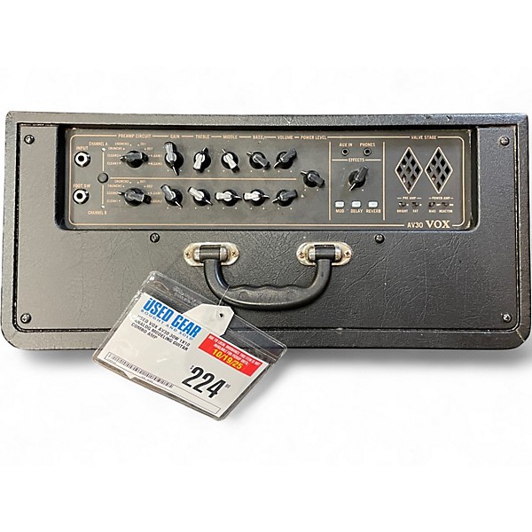 Used VOX AV30 30W 1x10 Analog Modeling Guitar Combo Amp