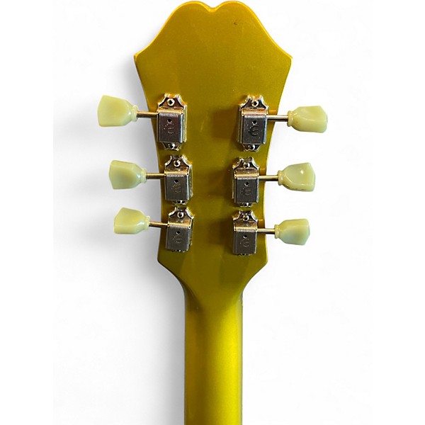 Used Epiphone ES295 Premium METALLIC GOLD Hollow Body Electric Guitar