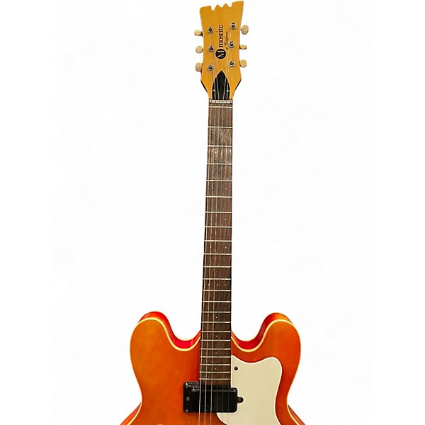 Used 1960s Mosrite Celebrity Orange Hollow Body Electric Guitar