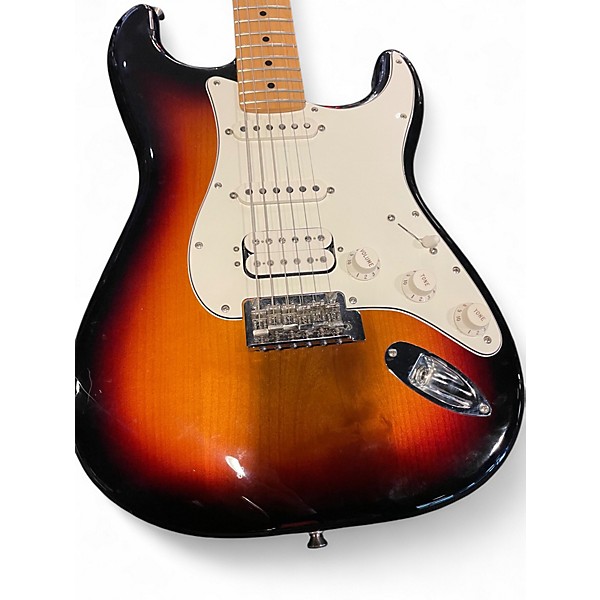 Used Fender Player Stratocaster HSS 3 Color Sunburst Solid Body Electric Guitar