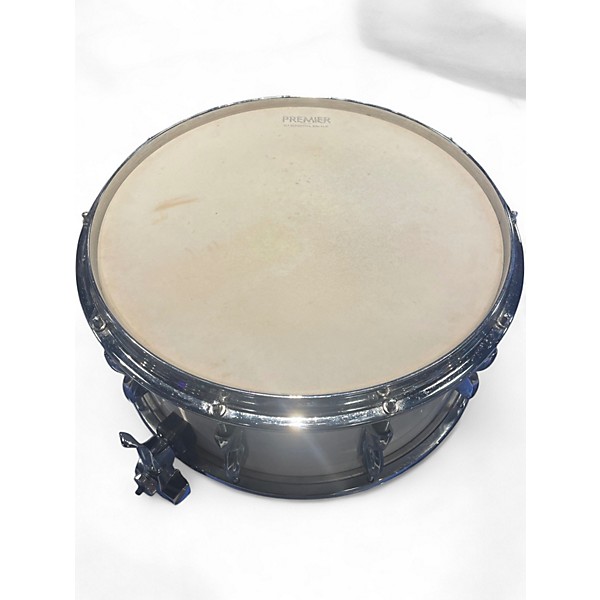 Used 1986 Premier 14in Parallel Action Resonator Snare White Drum
