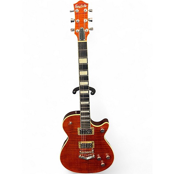 Used Gretsch Guitars G6228FM Players Edition Bourbon Stain Solid Body Electric Guitar