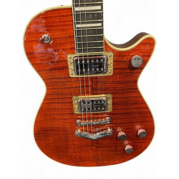 Used Gretsch Guitars G6228FM Players Edition Bourbon Stain Solid Body Electric Guitar