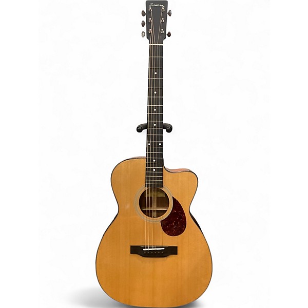 Used Eastman E10MCE Deluxe Natural Acoustic Electric Guitar