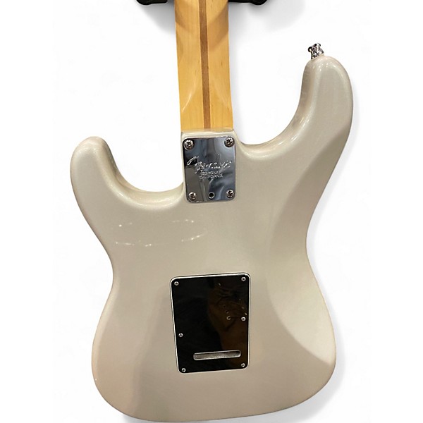 Used 2003 Fender American Series Stratocaster Silver Solid Body Electric Guitar