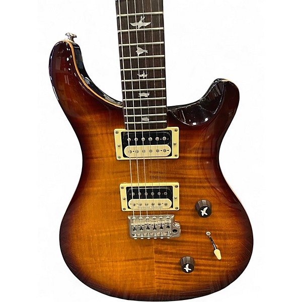 Used PRS SE Custom 24 Tobacco Sunburst Solid Body Electric Guitar