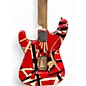 Used EVH Striped Series Frankie RED Solid Body Electric Guitar
