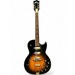 Vintage 1960s Kay Speed Demon Tobacco Burst Hollow Body Electric Guitar