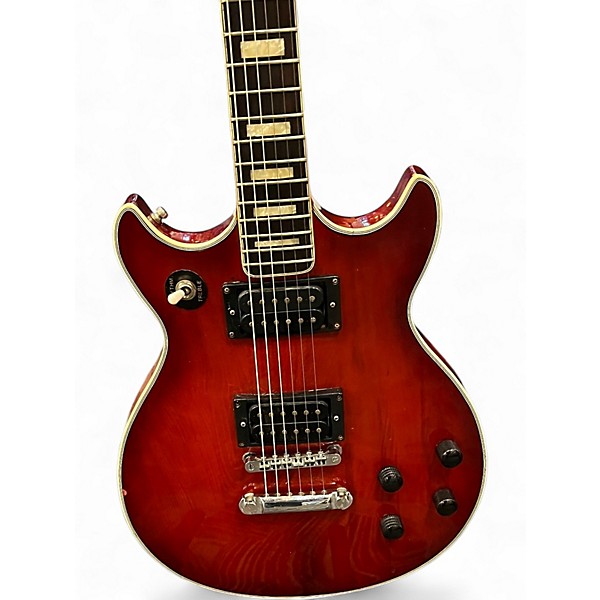 Vintage 1970s Hondo HDDSCS-2AB Red Solid Body Electric Guitar