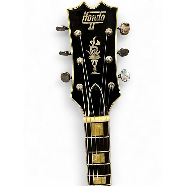 Vintage 1970s Hondo HDDSCS-2AB Red Solid Body Electric Guitar