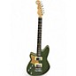 Used Reverend Descent RA Left handed Army Green Baritone Guitars thumbnail