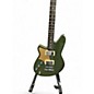 Used Reverend Descent RA Left handed Army Green Baritone Guitars