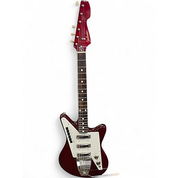 Used Galanti Grand Prix 3003 Wine Red Solid Body Electric Guitar