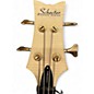 Used Schecter Guitar Research C4 Custom Natural Electric Bass Guitar