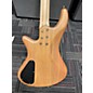 Used Schecter Guitar Research C4 Custom Natural Electric Bass Guitar