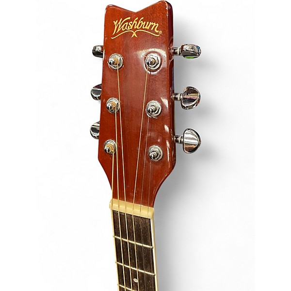 Used Washburn D100DLMK Natural Acoustic Guitar