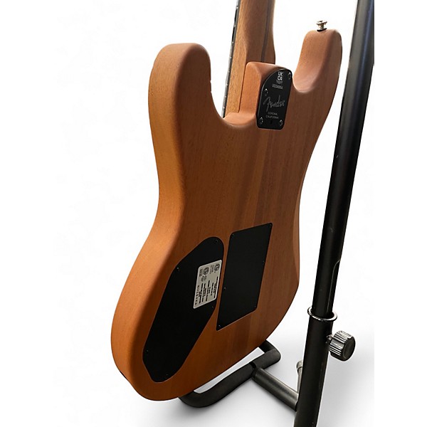 Used Fender American Acoustasonic Stratocaster Black Acoustic Electric Guitar