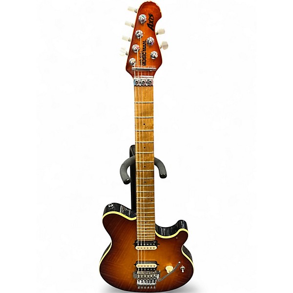 Used Ernie Ball Music Man Axis Tobacco Burst Solid Body Electric Guitar