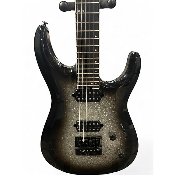 Used Jackson Pro Series Dinky DK Modern EverTune Silver Sparkle Solid Body Electric Guitar