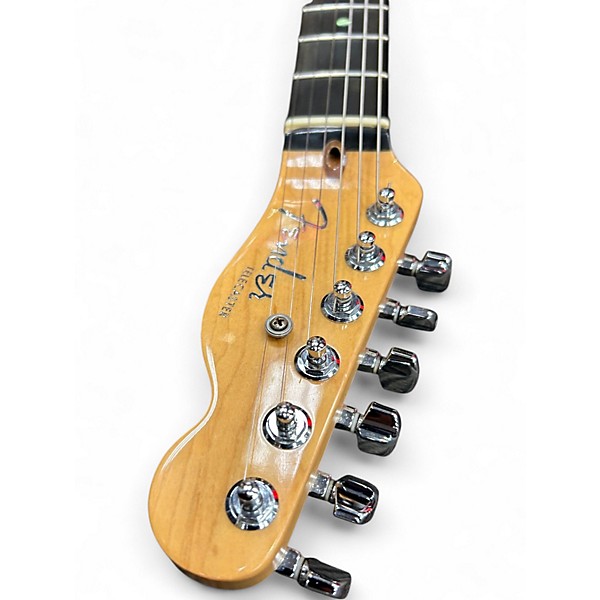 Used Fender AMERICAN  DELUXE TELECASTER  QUILTED MAPLE TOP AMBER Solid Body Electric Guitar