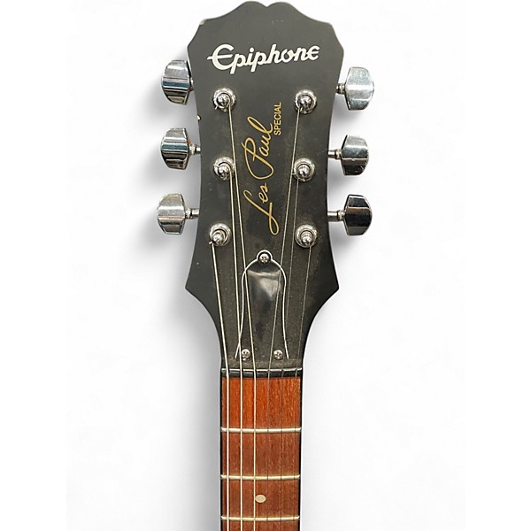 Used Epiphone Les Paul Special I Satin Black Solid Body Electric Guitar