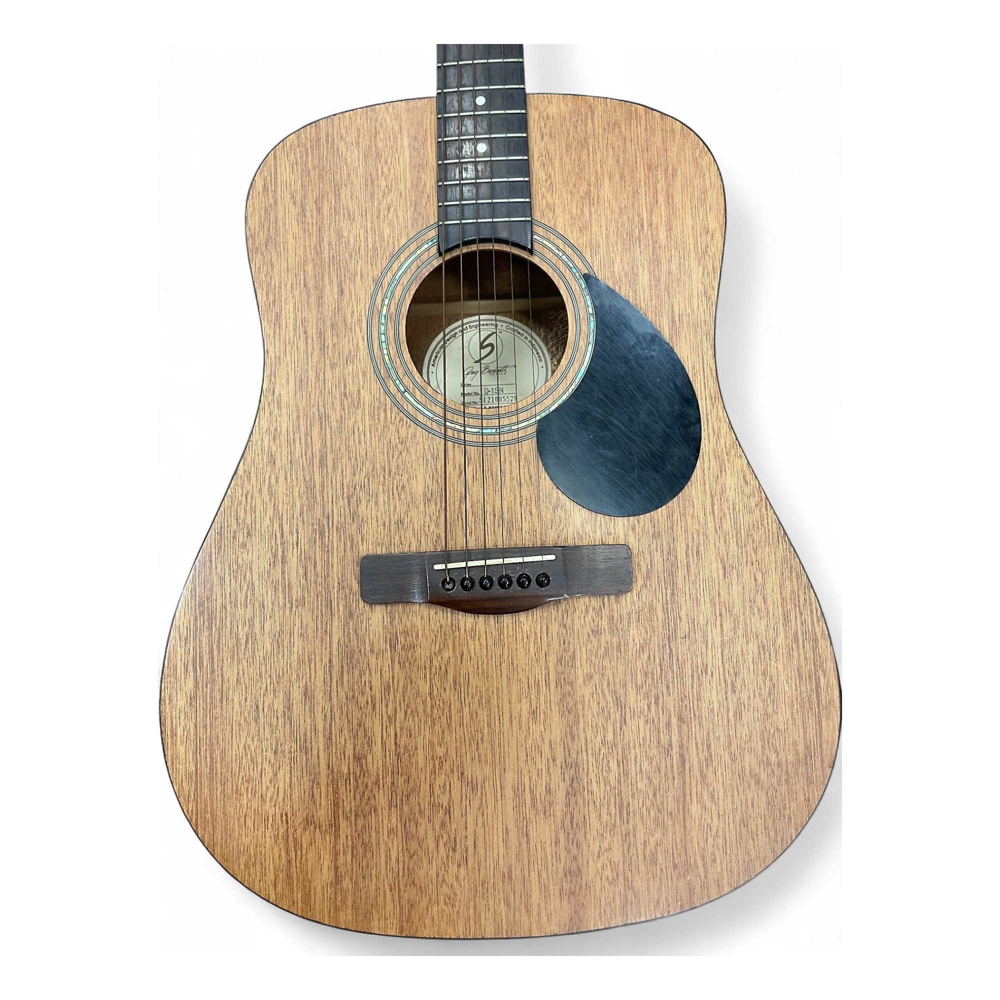 Used Greg Bennett Design by Samick DSN1 Natural Acoustic Guitar