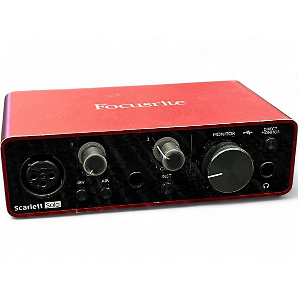 Used Focusrite Scarlett Solo Gen 3 Audio Interface