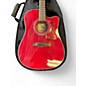 Used 2013 Randy Jackson True Faith Collection Red Acoustic Electric Guitar thumbnail
