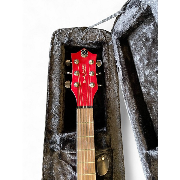 Used 2013 Randy Jackson True Faith Collection Red Acoustic Electric Guitar