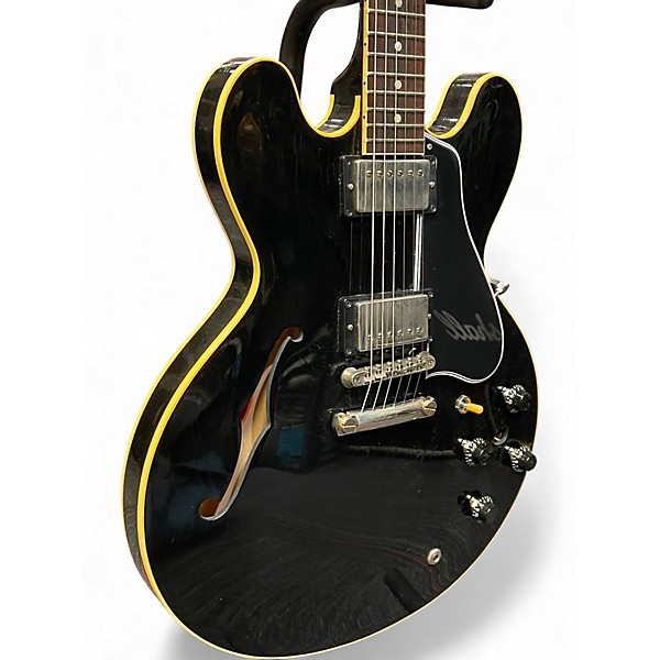 Used 2022 Gibson MURPHY LAB ULTRA LIGHT AGING ES-335 Ebony Hollow Body Electric Guitar