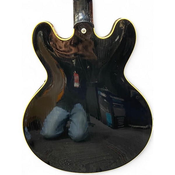 Used 2022 Gibson MURPHY LAB ULTRA LIGHT AGING ES-335 Ebony Hollow Body Electric Guitar