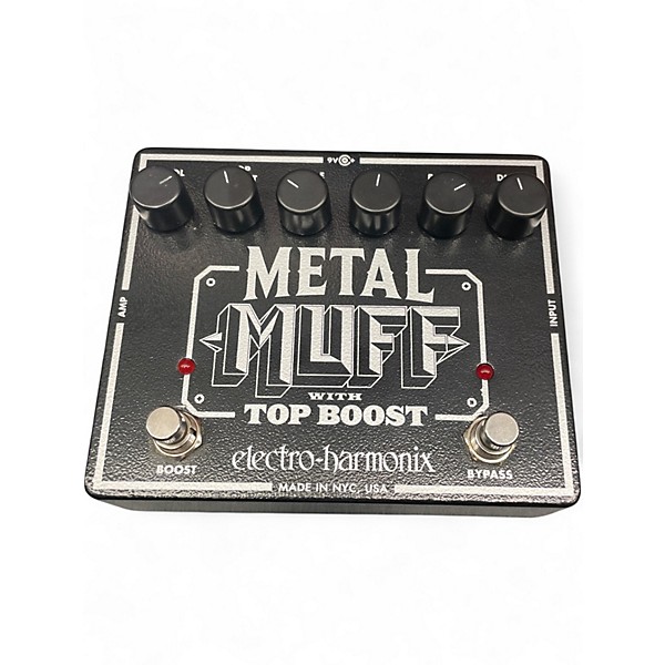 Used Electro-Harmonix Metal Muff Distortion With Top Boost Effect Pedal