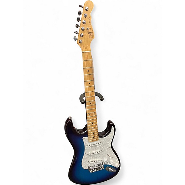 Used G&L S500 Blue to Black Fade Solid Body Electric Guitar