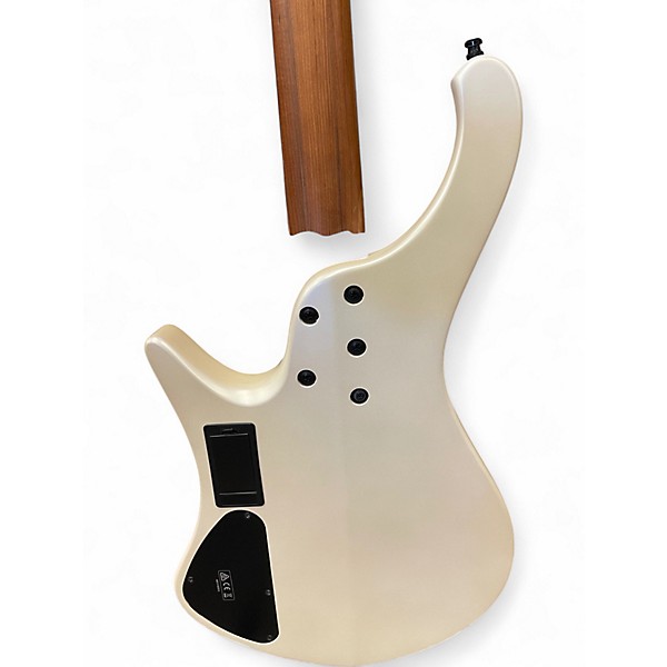 Used Ibanez EBH1000 Pearl White Electric Bass Guitar