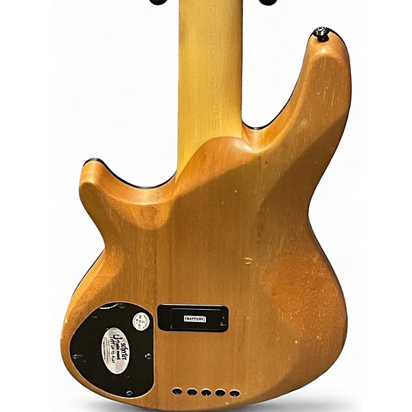 Used Schecter Guitar Research C-5 GT Natural Electric Bass Guitar