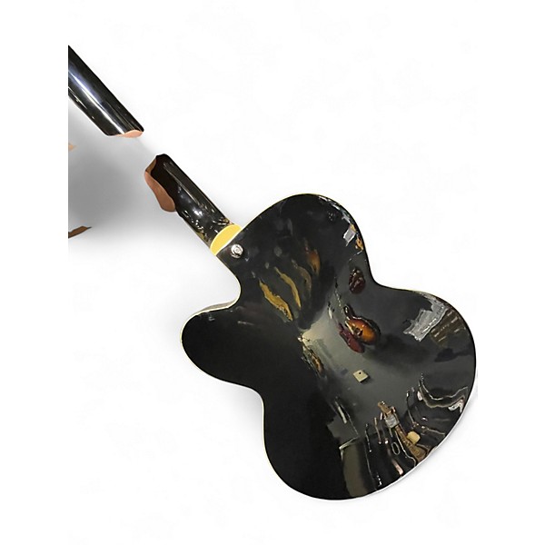 Used D'Angelico PREMIER EXL-1 Black Hollow Body Electric Guitar