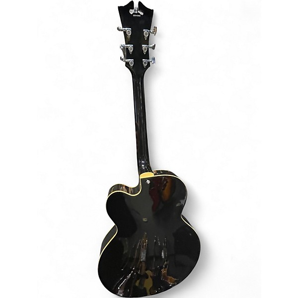 Used D'Angelico PREMIER EXL-1 Black Hollow Body Electric Guitar