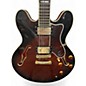 Used 1999 Epiphone Sheraton Vintage Sunburst Hollow Body Electric Guitar