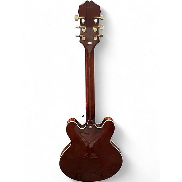 Used 1999 Epiphone Sheraton Vintage Sunburst Hollow Body Electric Guitar