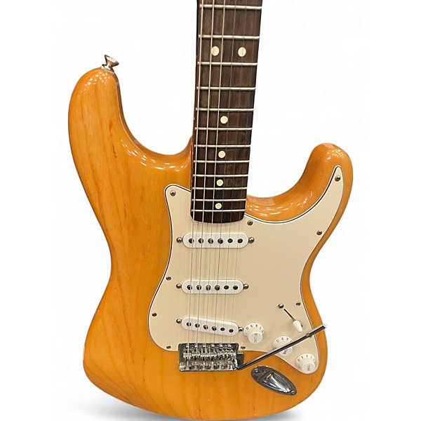 Used Fender Standard Stratocaster Natural Solid Body Electric Guitar